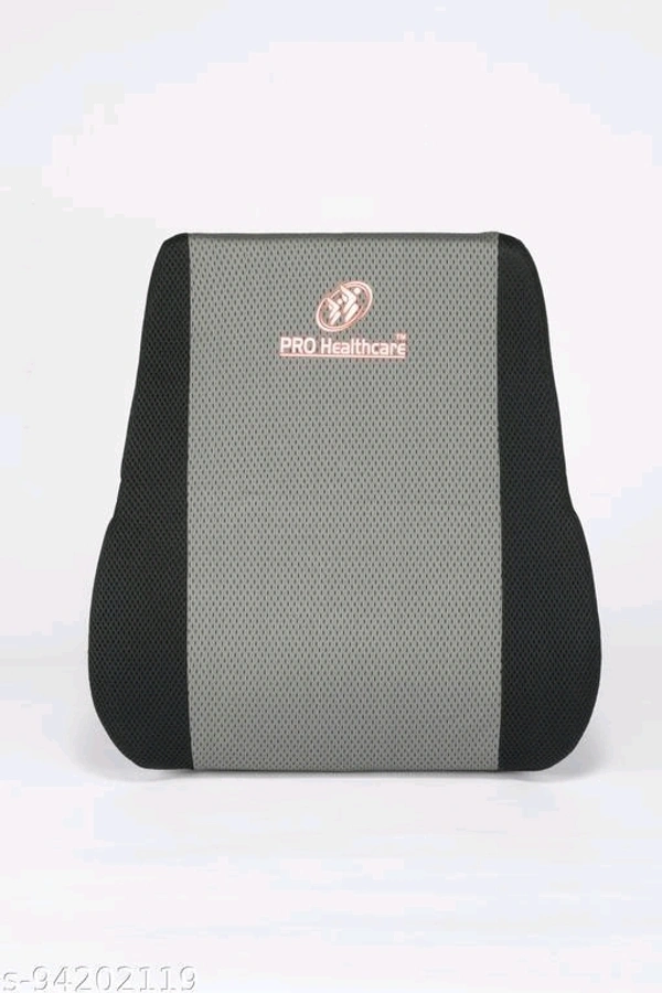 PRO Healthcare Lumbar Support Pillow - Back Cushion with Memory Foam, Posture Pillow for Back Support and Back Pain Relief, Ergonomic Lumbar Support for Car Seat, Office-Chair - Free Size