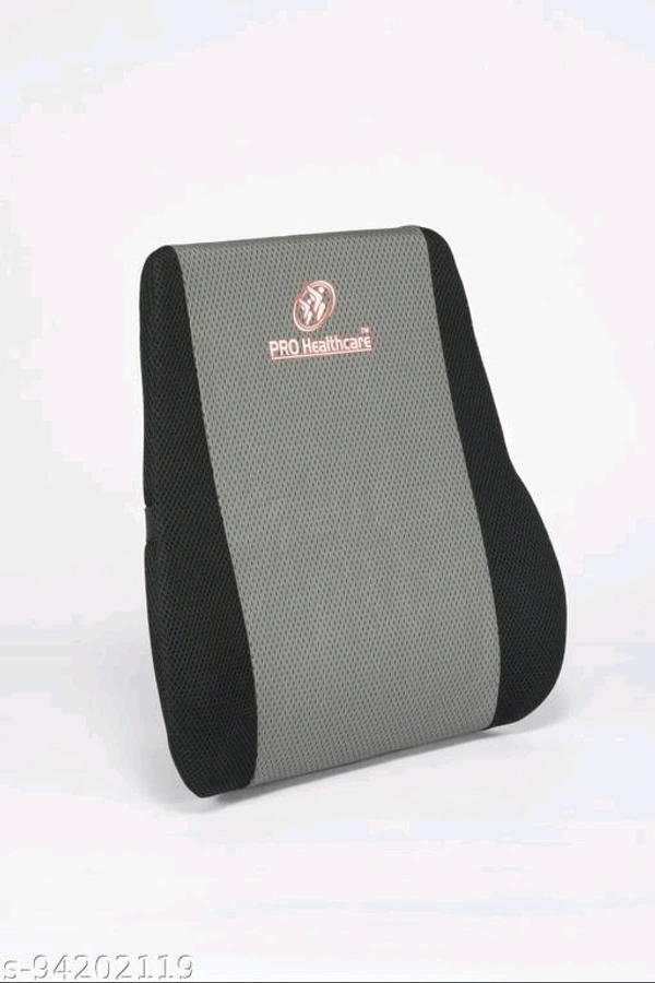 PRO Healthcare Lumbar Support Pillow - Back Cushion with Memory Foam, Posture Pillow for Back Support and Back Pain Relief, Ergonomic Lumbar Support for Car Seat, Office-Chair - Free Size