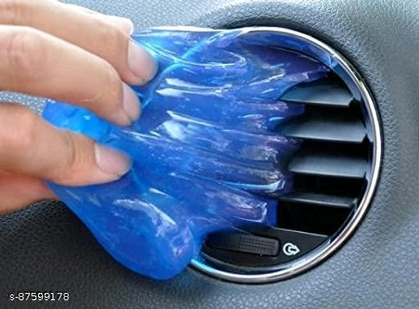 Car AC vent Interior Dust Cleaning Gel Jelly Detailing Putty Cleaner Kit Universal Car Interior, Keyboard, PC, Laptop, Electronic Gadget Cleaning Kit (PACK OF 1) - Free Size