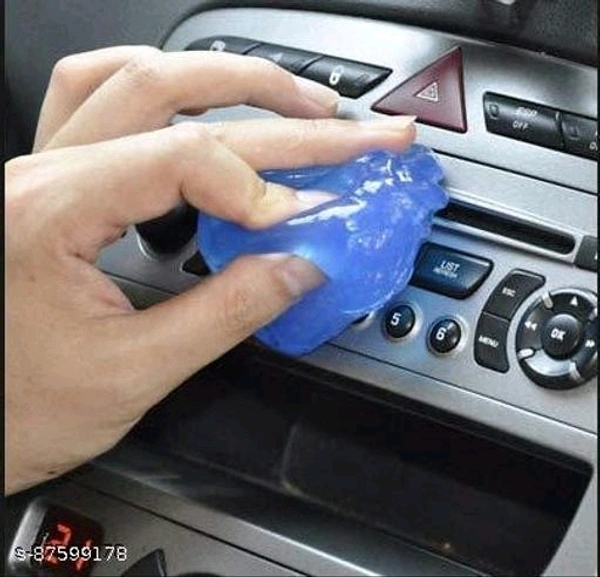 Car AC vent Interior Dust Cleaning Gel Jelly Detailing Putty Cleaner Kit Universal Car Interior, Keyboard, PC, Laptop, Electronic Gadget Cleaning Kit (PACK OF 1) - Free Size