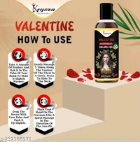 Keyoza presents VALENTINE Bigger Breast Enlarge Oil for Women Relieves Stress Caused by Wired Bra and Breast toner massage oil 100% natural which helps in growth and firmin and increase. increase for big size bust 36 Blast Women ( 100 ML) - Free Size