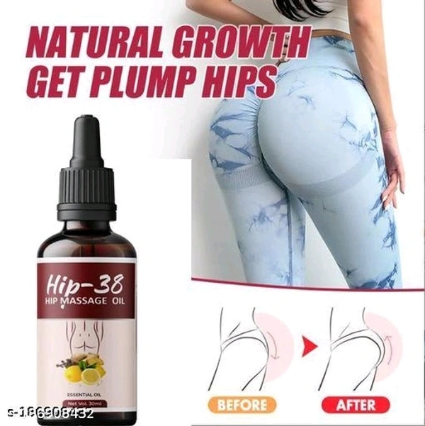 Natural Body Oil Butt Enhancement Oil Butt Enhancer Hip Lift Up Massage Oil - Free Size