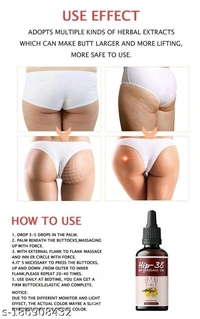 Natural Body Oil Butt Enhancement Oil Butt Enhancer Hip Lift Up Massage Oil - Free Size