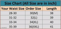 Mens Navy Blue Color Casual Track Pants for Sports Wear - 30