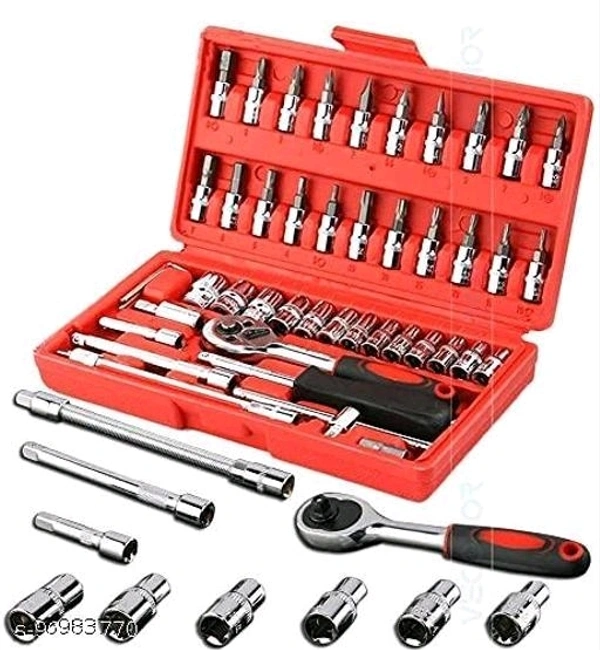 Car Tyre Puncture Repair Tool Kit - Free Size