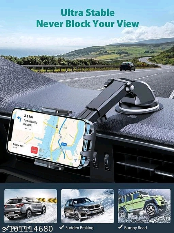 SKYCELL Mobile Stand Holder for Car Dashboard 360 Degree  - Free Size
