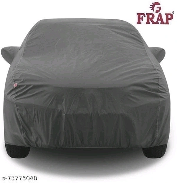 Frap Grey Car Body Cover For Hyundai i10(Triple Stitched,Mirror Pocket,Dustproof,UV Resistant)(Models-2007, 2008, 2009, 2010, 2011, 2012) - Free Size