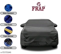 Frap Grey Car Body Cover For Hyundai i10(Triple Stitched,Mirror Pocket,Dustproof,UV Resistant)(Models-2007, 2008, 2009, 2010, 2011, 2012) - Free Size