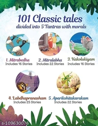 101 Panchatantra Ki Kahaniyan (Illustrated) |  Moral Story Books In Hindi for Kids | Bedtime Stories For Children - Free Size