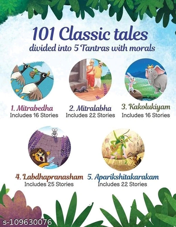 101 Panchatantra Ki Kahaniyan (Illustrated) |  Moral Story Books In Hindi for Kids | Bedtime Stories For Children - Free Size