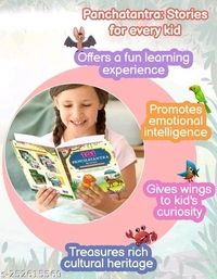 101 Panchatantra Story Books for Kids In English | Colourful Illustrated Story book | Bedtime Moral Stories for Children 5 to 10 Years old - Free Size
