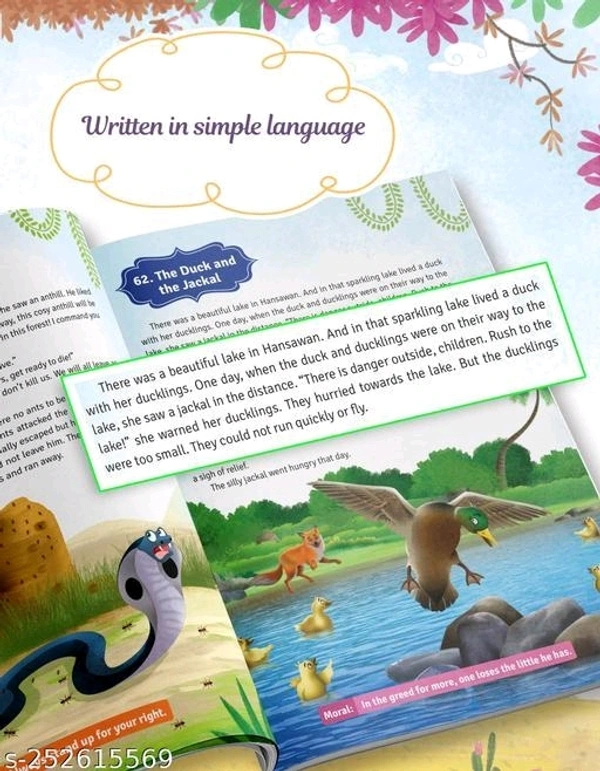101 Panchatantra Story Books for Kids In English | Colourful Illustrated Story book | Bedtime Moral Stories for Children 5 to 10 Years old - Free Size