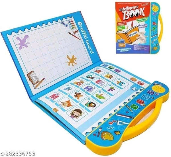 Activities Learning Book Electronic Intelligent Book with All Learning Materials with Clear Voice with Touch Sensors for Kids (Study Book)  - Free Size