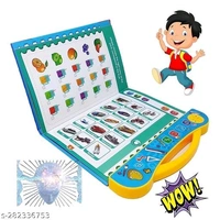 Activities Learning Book Electronic Intelligent Book with All Learning Materials with Clear Voice with Touch Sensors for Kids (Study Book)  - Free Size