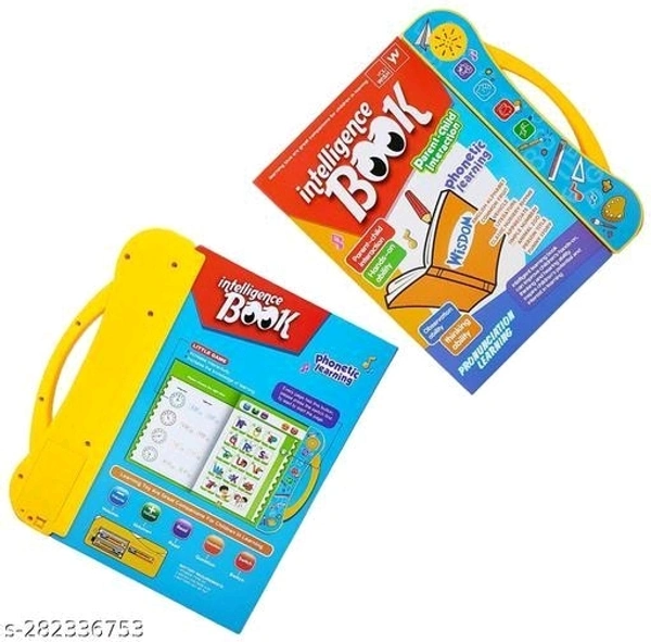 Activities Learning Book Electronic Intelligent Book with All Learning Materials with Clear Voice with Touch Sensors for Kids (Study Book)  - Free Size