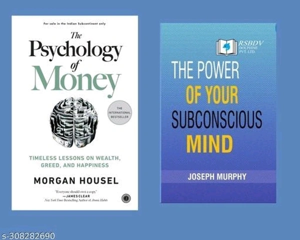The Psychology Of Money + The Power of Your Subconscious Mind - Free Size