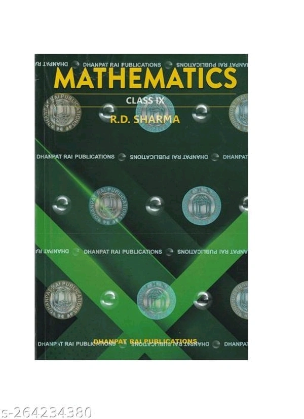 R D Sharma Mathematics Class 9 with MCQ in Mathematics - CBSE Examination 2023-2024 - Mathematics Book - Free Size