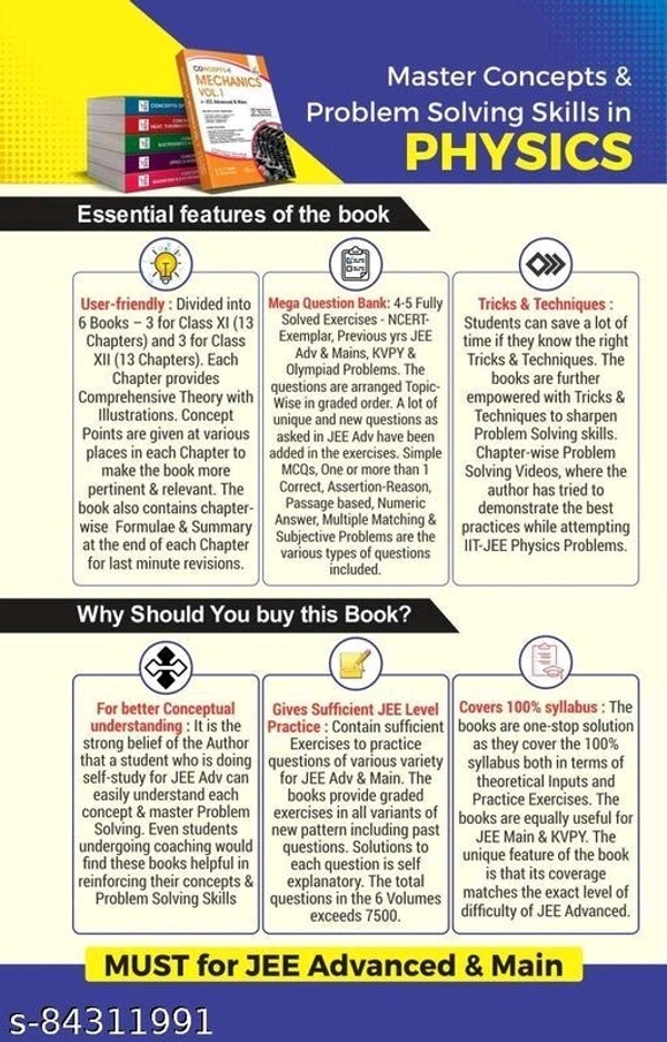 Authentic SHORTCUTS, TIPS & TRICKS in PHYSICS for JEE Main, Advanced & KVPY - Free Size