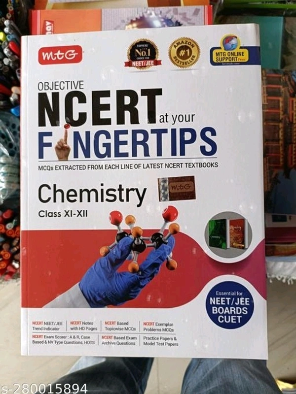 OBJECTIVE NCERT FINGERTIPS CHEMISTRY CLASS XI -XII - Free Size