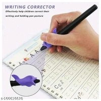 Magic Caligraphy Books for kids Calligraphy books for beginners practice | Hand writing practice books kidS Magic Reusable Copy Writing Book for Kids for Preschoolers | Magical Book for kids Writing (4 BOOKS +1 pen + 10 REFILL) - Free Size