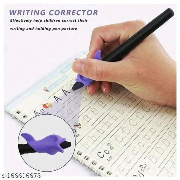 Magic Caligraphy Books for kids Calligraphy books for beginners practice | Hand writing practice books kidS Magic Reusable Copy Writing Book for Kids for Preschoolers | Magical Book for kids Writing (4 BOOKS +1 pen + 10 REFILL) - Free Size