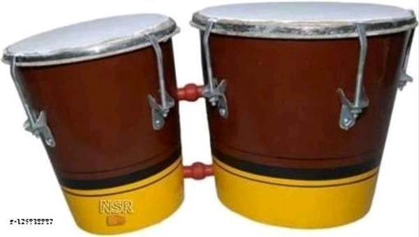NSR NSRK06 Wooden Bongo (17 cm, 10 cm) - Free Size