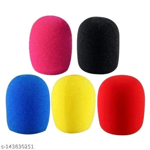 WON 5 PCS/Set Handheld Stage Microphone 05 Mic Windscreen Protection Sponge Foam Cover - Free Size