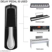 Corslet Piano Sustain Pedal for Keyboard Damper Sustain Foot Pedal Switch for Yamaha  Piano Keyboard Sustain Pedal for Digital Piano Electronic Keyboard Sustain Pedal Roland Piano Pedal for Keyboard Keyboard Foot Pedal Keyboard Pedal Sustain Yamaha Keyboard Sustain Pedal - Free Size