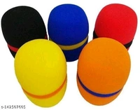 10 Pcs Handheld Stage Microphone Windscreen Foam Mic Cover Karaoke - Free Size
