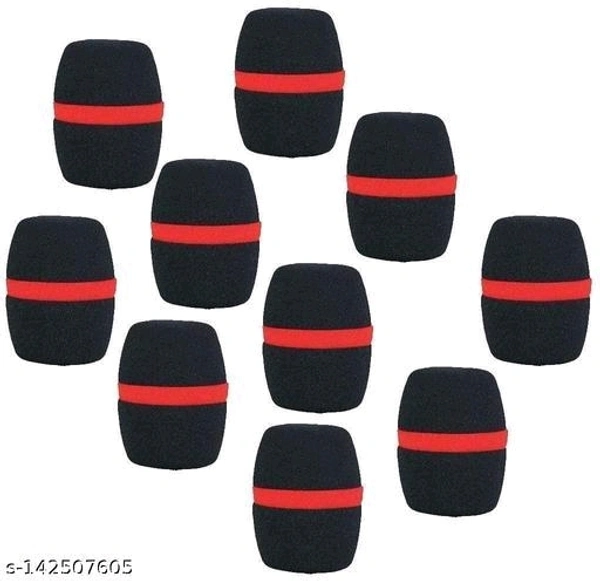 10 Pcs Handheld Stage Microphone Windscreen Foam Mic Cover Karaoke - Free Size