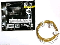 Ziko Guitar Strings , 2 sets of 6 Strings, Made of Fine Quality material, Suitable for all kinds of Acoustic Guitars - Free Size