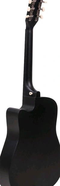 REVEL RVL-38C-LGP-BK Acoustic Guitar Linden Wood Ebony Right Hand Orientation  (Black) - Free Size