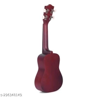 REVEL 21 inches Soprano Ukulele (Jamming Black) with carry bag. Core with gentle braced wood for warm bright tone.(Black) - Free Size
