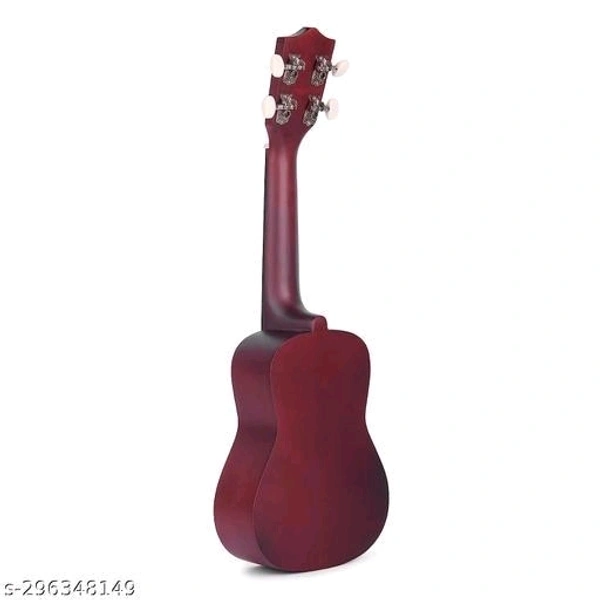 REVEL 21 inches Soprano Ukulele (Jamming Black) with carry bag. Core with gentle braced wood for warm bright tone.(Black) - Free Size