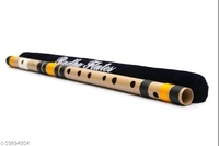 Radhe Flutes PVC Fiber | C Natural | Middle Octave 19" | Right Handed | Velvet Cover | FREE LESSONS - Free Size