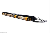 Radhe Flutes PVC Fiber | C Natural | Middle Octave 19" | Right Handed | Velvet Cover | FREE LESSONS - Free Size