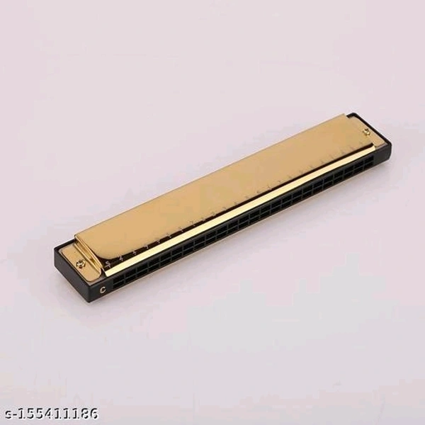Mouth Organ 24 holes C key With 48 Tones Harmonica For Kids/Beginners Pack of 1 (Multicolor) - Free Size