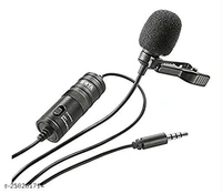 Boya BYM1 Omnidirectional Lavalier Condenser Microphone with 20ft Audio Cable (White) for Vlog, Video, Youtube for Smartphones, Mac, PC, tablet, Camera (BY-M1 WHITE - Free Size