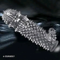 Crystal condom Silicon Diamond Extra Dotted Condoms silicon condom with extra fun for mand condom - Free Size