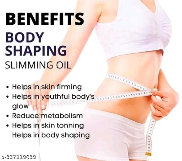 Herbal body fitness oil Shape Up Slimming Oil For Stomach, Hips & Thigh - Free Size