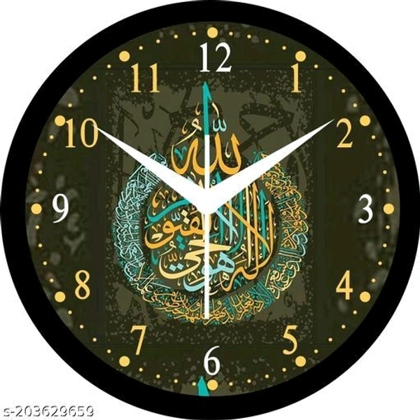 khuda clock , alla clock ,WALL CLOCK, CLOCK, DIWAR GHADI, GIFT, HOME DECORE - Free Size