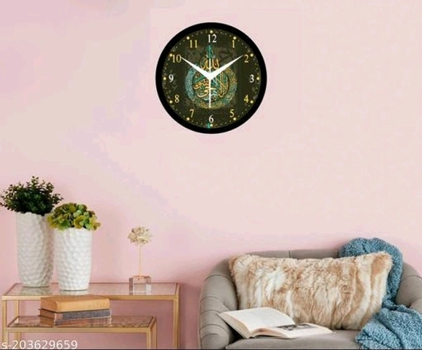 khuda clock , alla clock ,WALL CLOCK, CLOCK, DIWAR GHADI, GIFT, HOME DECORE - Free Size