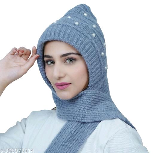 【PHEENY】Nylon taffeta cap with scarf PHEENY Nylon taffeta cap with scarf, Black