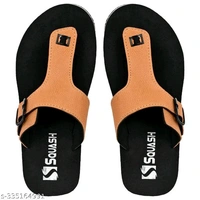 SQUASH EXTRA COMFORT MENS  CASUAL STYLISH  FLIPFLOPS - Rust, IND-8