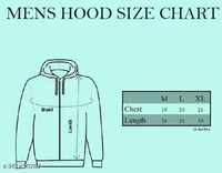 MENS ANIME BACK PRINTED HOODIES 220 GSM FLEECE - Black, M