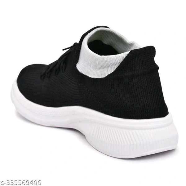 XEYLO Men Sports Socks Shoes Men  Trending Shoes | Moja  Shoes Boys |  Sneaker Shoes  For Men & Boys |  Canvas  Shoes  |  Light  Weight Shoes - Black, IND-6
