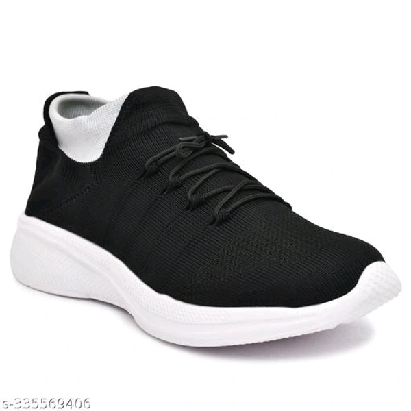 XEYLO Men Sports Socks Shoes Men  Trending Shoes | Moja  Shoes Boys |  Sneaker Shoes  For Men & Boys |  Canvas  Shoes  |  Light  Weight Shoes - Black, IND-7