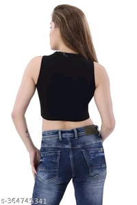 Edge Notch Neck Rib Knit Tank Top Women Crop Tops and Tunics Black crop top women's Black crop top girls Black crop top short top center u designer sando Tops Women's & Girls Solid Ribbed Tank Tops crop top like blouse crop top for g crop top haul - Black, XS