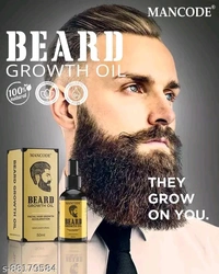 Mancode Beard Growth Oil for Men 50ml - Free Size