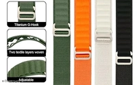 EDNITA 22mm SmartWatch Strap With Alpine Loop For Noise Colorfit Ultra/Oneplus 46mm/Samsung Galaxy Watch 3 45mm/ S/S Pro/ & With All 22mm Watches-Starlight-Only Strap-Pack Of 1  - Free Size